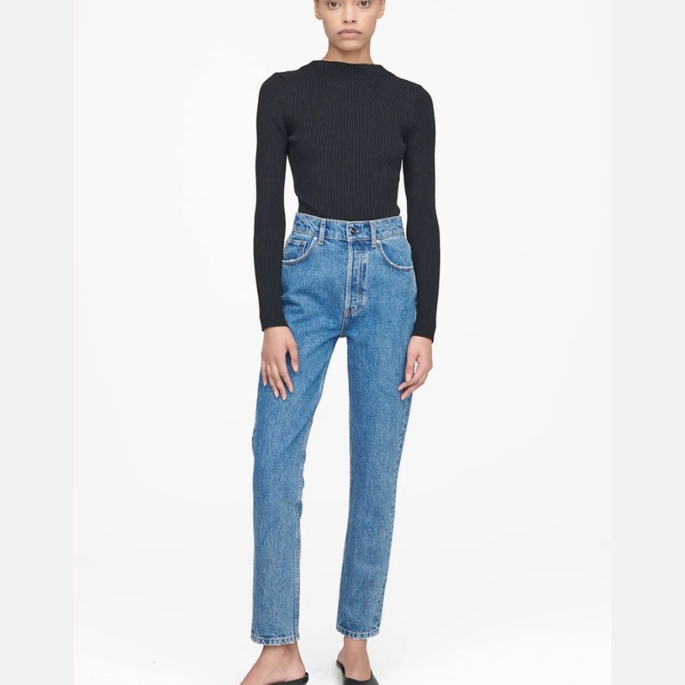 ANINE BING, Sonya jean, size 31, pure blue